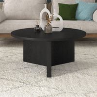 Camden&Wells - Rockwill Coffee Table - Obsidian - Large Front