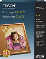 Epson - Glossy Photo Paper - White - Large Front