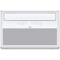 TCL - Q-Series 350 Sq. Ft. 8,000 BTU Smart Window Air Conditioner - White - Large Front
