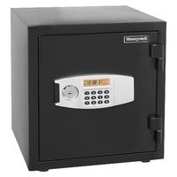Honeywell - 1.24 Cu. Ft. Fire- and Water-Resistant Safe with digital lock - Black - Large Front
