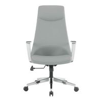 Office Star Products - High Back Antimicrobial Fabric Office Chair - Dillon Steel - Large Front