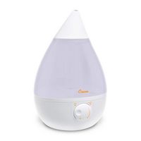 CRANE - 1 Gal. Drop Ultrasonic Cool Mist Humidifier - White - Large Front