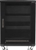 Sanus - Component 100 Series 15U A/V Rack - Black - Large Front