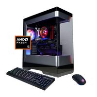 CyberPowerPC - Gaming Desktop - AMD Ryzen 5 5500 - AMD Radeon RX 6500 XT 4GB - 16GB Memory - 1TB ... - Large Front