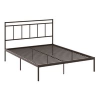 Sauder - Cannery Bridge Qn Metal Platform Bed w/Headboard - Bronze - Large Front