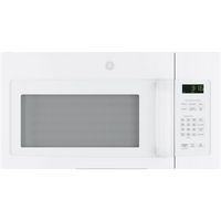 GE - 1.6 Cu. Ft. Over-the-Range Microwave - White - Large Front