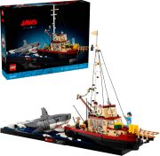 LEGO - Ideas Jaws - Diorama Kit and Shark Toy for Adults 21350 - Large Front