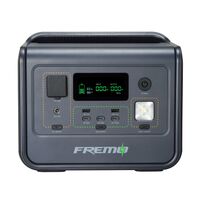 Fremo - X800 Portable Power Station (512 Wh Capacity) - Gray - Large Front
