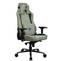 Arozzi - Vernazza Series Top-Tier Premium Supersoft Upholstery Fabric Gaming Chair - Forest - Large Front
