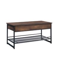 Sauder - Briarbrook  Lift Top Coffee Table Bo - Barrel Oak - Large Front