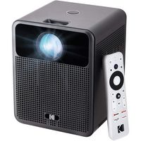 Kodak - FLIK HD10 Smart Projector, 1080p Bluetooth & Wifi Projector with Android TV & Built-In 5W... - Large Front