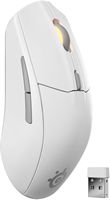 SteelSeries - Rival 3 Gen 2 Wireless Optical Gaming Mouse with Ultra-fast clicks - Wireless - White - Large Front