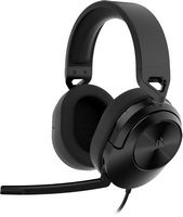 CORSAIR - HS55 SURROUND v2 Wired Gaming Headset for PC, Mac, PS5, PS4, Xbox, Switch, and Mobile -... - Large Front