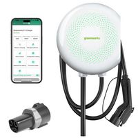 Greenworks - Level 2 NEMA 14-50r Hardwired Electric Vehicle (EV) Charger-up to 48 Amps/ 240-Volts... - Large Front