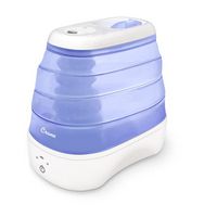 CRANE - 1 Gal. Cool Mist Collapsible Humidifier - Blue/White - Large Front