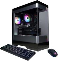 CyberPowerPC - Gaming Desktop - AMD Ryzen 5 8400F - NVIDIA GeForce RTX 3050 6GB - 16GB DDR5 - 1TB... - Large Front
