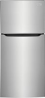 Frigidaire - 20 Cu. Ft. Garage Ready Top Freezer Refrigerator - Stainless Steel - Large Front