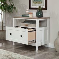 Sauder - August Hill Lateral File Cabinet - White - Large Front