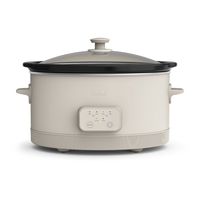 Bella - 6-qt. Programmable Slow Cooker - Oatmilk - Large Front