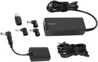 Targus - 100W Universal USB-C & Legacy Charger  Kit - Black - Large Front