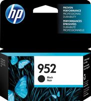 HP - 952 Standard Capacity Ink Cartridge - Black - Large Front