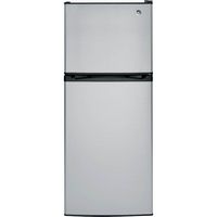 GE - 11.6 Cu. Ft. Top-Freezer Refrigerator with ENERGY STAR Certification - Stainless Steel - Large Front