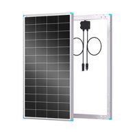 Renogy - 16BB N-Type 200W 24V Monocrystalline Solar Panel for RV Marine Cabin Battery Charging, H... - Large Front
