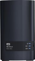 WD - My Cloud Expert EX2 Ultra 2-Bay 8TB External Network Attached Storage (NAS) - Charcoal - Large Front