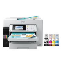 Epson - EcoTank Pro ET-16650 Wireless All-In-One Inkjet Printer - White - Large Front