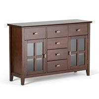 Simpli Home - Artisan Sideboard Buffet - Russet Brown - Large Front