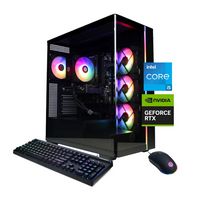 CyberPowerPC - Gamer Xtreme Gaming Desktop - Intel Core i5-14400F - 16GB Memory - NVIDIA GeForce ... - Large Front