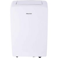 Hisense - 8,000 BTU Smart Portable Air Conditioner with Wi-fi and Remote Control - White - Large Front