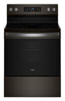 Whirlpool - 5.3 Cu. Ft. Freestanding Electric Range with Air Cooking Technology and Steam Clean -... - Large Front