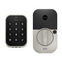 Yale - Assure Lock 2 - Smart Lock Keyless Wi-Fi Deadbolt with Push Button Keypad Access - Satin N... - Large Front