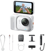 Insta360 - GO Ultra Action Camera Creator Bundle - White - Large Front