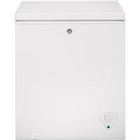 GE - 5.0 Cu. Ft. Chest Freezer - White - Large Front
