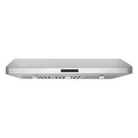 Windster Hoods - 36 inches - Under cabinet Range Hood - Stainless Steel - Large Front