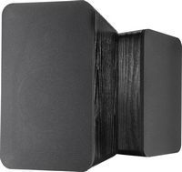 Insignia™ - 25W Bluetooth Bookshelf Speakers (Pair) - Black - Large Front
