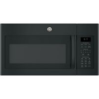 GE - 1.7 Cu. Ft. Over-the-Range Microwave with Sensor Cooking - Black - Large Front