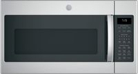 GE - 1.9 Cu. Ft. Over-the-Range Microwave with Sensor Cooking - Stainless Steel - Large Front