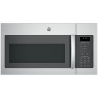 GE - 1.7 Cu. Ft. Over-the-Range Microwave with Convenience Cooking Controls - Stainless steel - Large Front