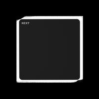 NZXT - Zone Elite Premium Gaming Mouse Pad with Ultra-Smooth Nano-Knit Cloth Surface (Large) - Black - Large Front