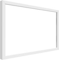 Amazon - Echo Show 21 Frame - White - Large Front