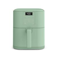 Bella - Fits-anywhere Kitchenware: 6-qt. Slim Air Fryer - Seaglass - Large Front