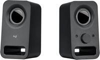 Logitech - z150 2.0 Multimedia Speakers (2-Piece) - Black - Large Front