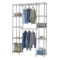 TRINITY - EcoStorage | Expandable Closet Organizer | - Chrome - Large Front