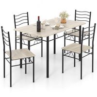 Costway - 5 Piece Dining Table Set 29.5