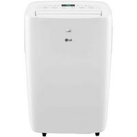 LG - 350 Sq. Ft. Portable Air Conditioner - White - Large Front