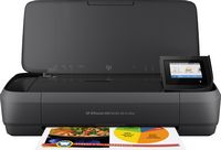 HP - OfficeJet 250 Mobile Wireless All-In-One Inkjet Printer - Black - Large Front