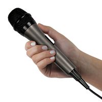 Singing Machine - Unidirectional Dynamic Microphone - Large Front